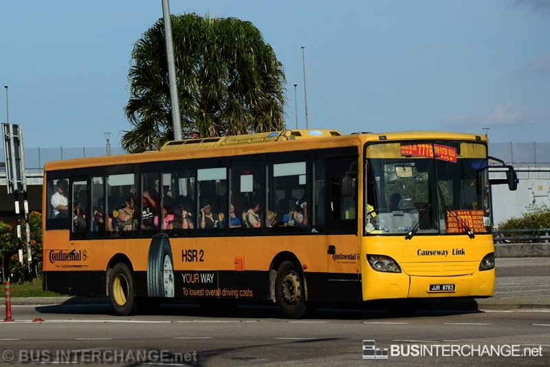 A Mercedes-Benz CBC1725 (JJR8783) operating on Causeway Link bus service 777B
