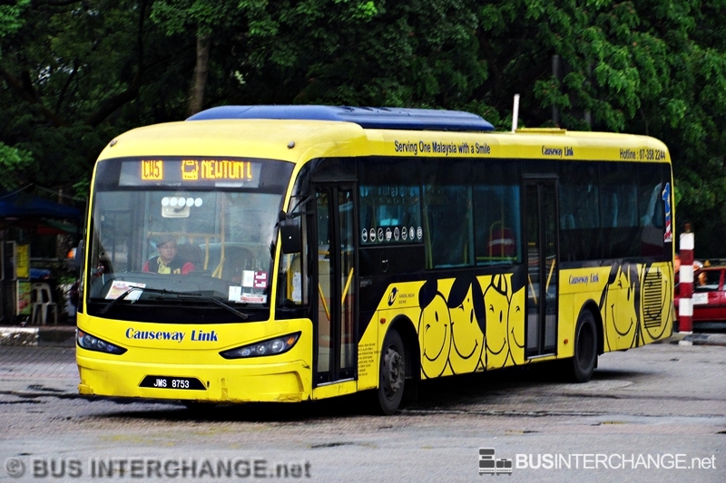 A Sksbus SA12-300 (JMS8753) operating on Causeway Link bus service CW5
