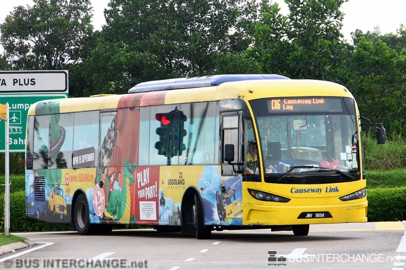 A Sksbus SA12-300 (JMV9894) operating on Causeway Link bus service CW6