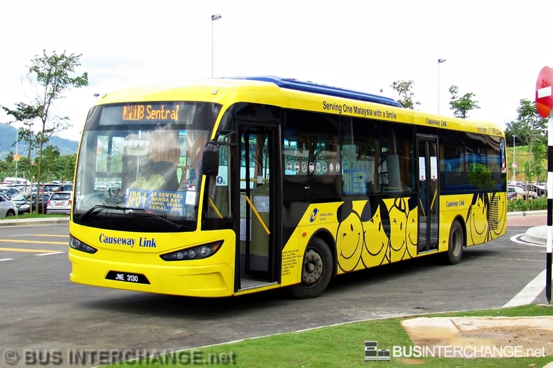 A Sksbus SA12-300 (JNE3130) operating on Causeway Link bus service JPO1