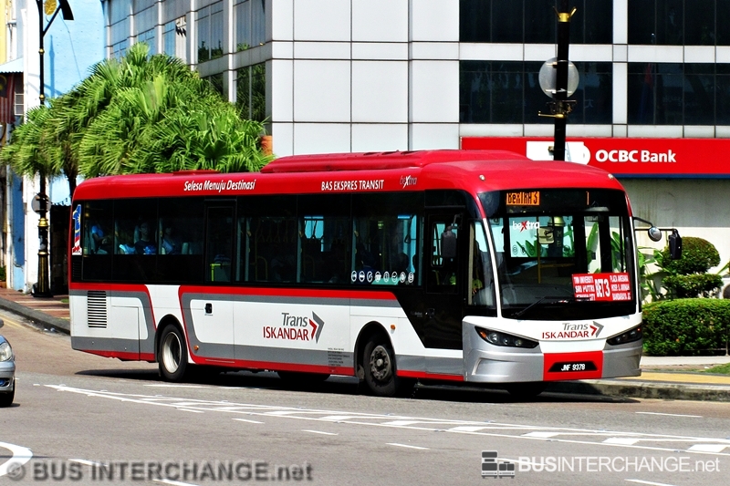 A Sksbus SA12-300 (JNF9378) operating on Causeway Link bus service BET3
