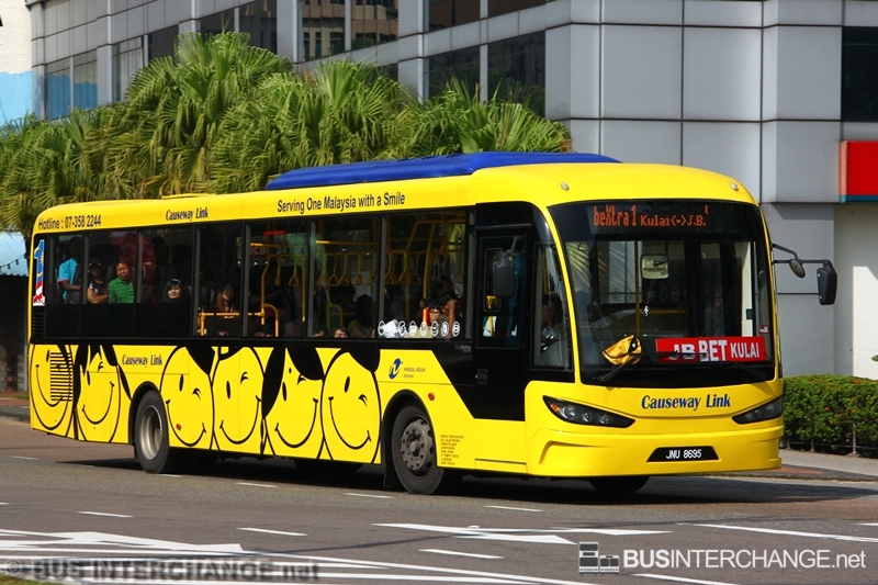 A Sksbus SA12-300 (JNU8695) operating on Causeway Link bus service BET1