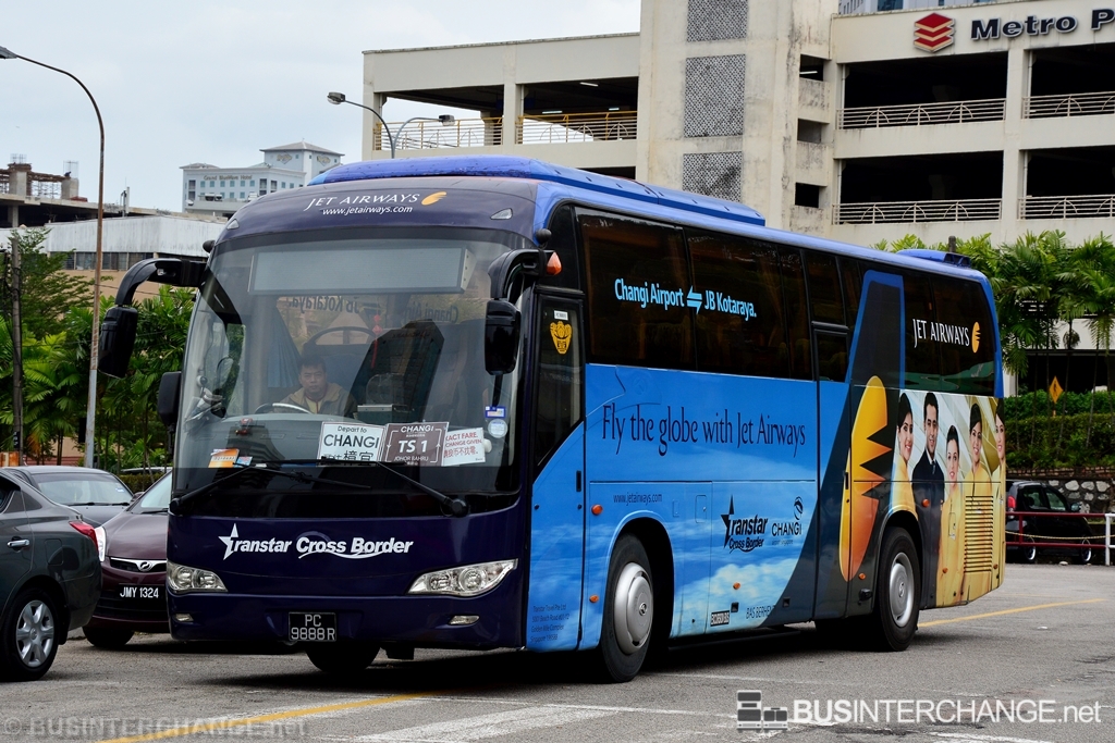 A King Long XMQ6117K (PC9888R) operating on Transtar bus service TS1